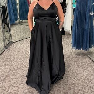 David's Bridal Black Gown
